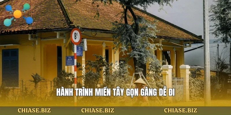 Hành trình miền tây gọn gàng dễ đi