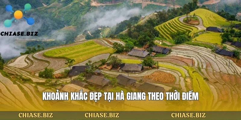 Khoảnh khắc đẹp tại hà giang theo thời điểm