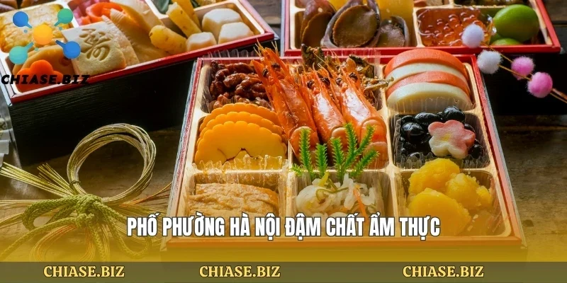 Phố phường hà nội đậm chất ẩm thực