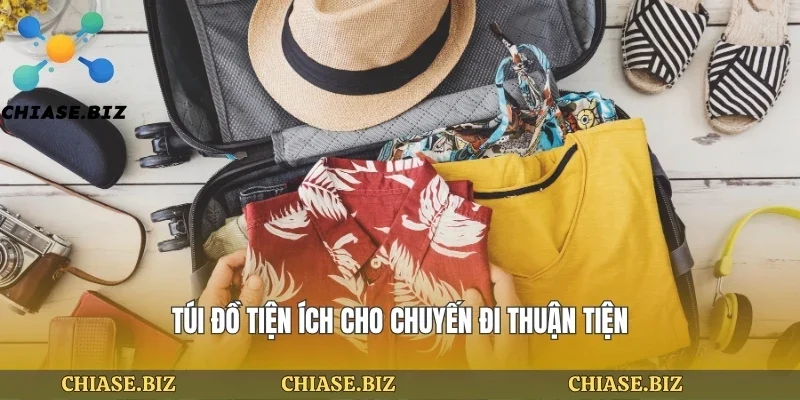 Túi đồ tiện ích cho chuyến đi thuận tiện